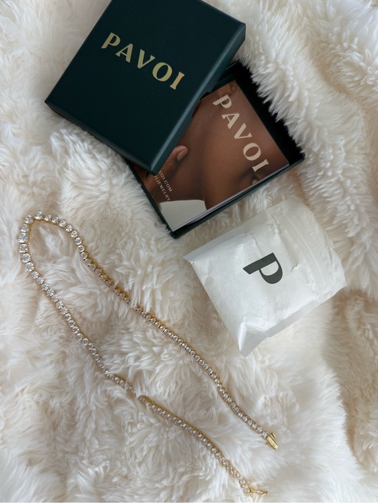 Pavoi Jewelry - PAVOI | 14K Gold Plated Bridal Tennis Necklace